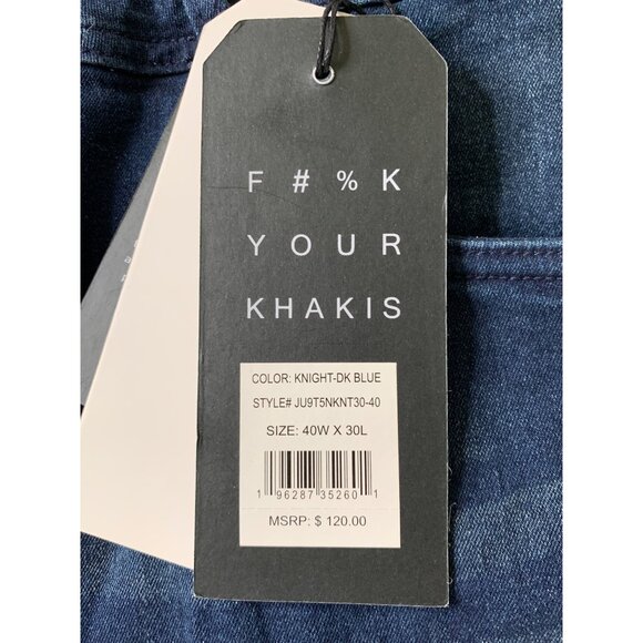 The Perfect Jean NYC Slim Thick 40X30 Knight-DK Blue Mens Denim Comfort 7808 - Picture 5 of 8